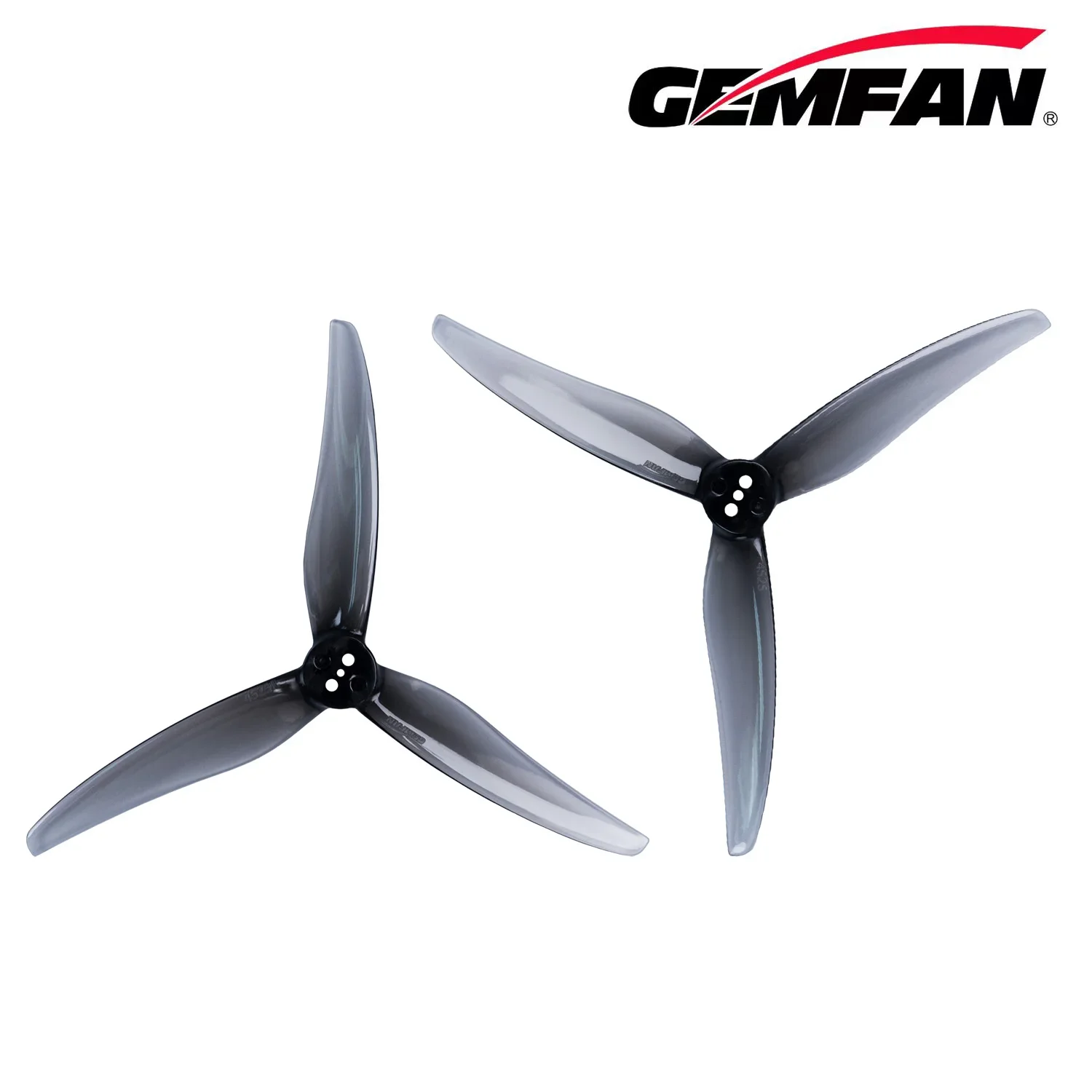 Gemfan 4525 Hurricane 3-Blade PC Propeller (2 Pairs: 2CW+2CCW), 114.8mm, 2.5