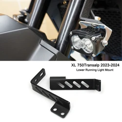 XL750 TRANSALP Accessories Auxiliary Lights Holder Support For Honda XL 750 2023-2024 New Motorcycle Lower Running Light Mount