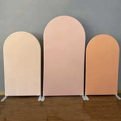 2X1M Arch Backdrops Covers Photography Background Backdrop Wedding Birthday Party Decoration Double-sided Elastic Fabric Cover