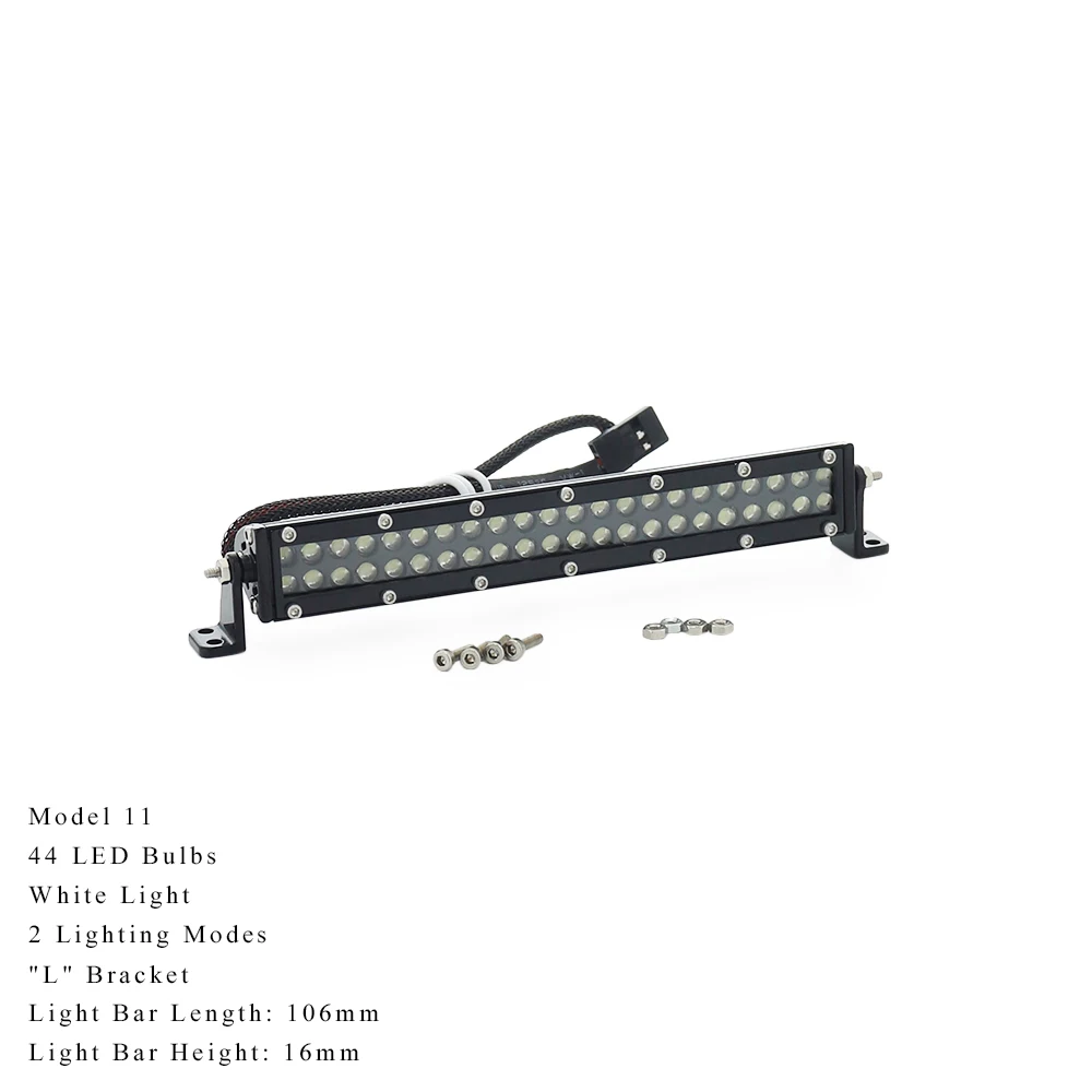 4.8-7.4V Dak Lamp Wit/Kleurrijke Led Licht Bar Voor Rc Crawler Auto X Maxx TRX4 Bronco 2021 SCX10 Capra RBX10 D90 Wpl C24