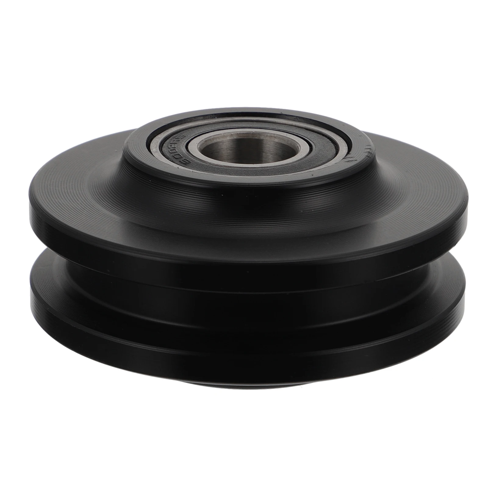

1pc Nylon Sliding Door Pulley Wheel Black Heavy Duty Track Roller For Barn Door Hanging Machine Guide Wheel Strong Bearing Easy