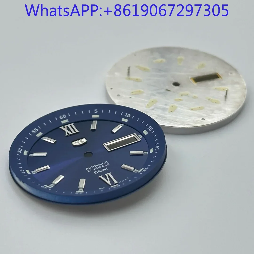 2025 خمر العربية الرومانية مقياس مزدوج أسود أمة الله ساعة الطلب مناسبة لحركة NH35/36 Nh35 استبدال أجزاء وزارة الدفاع