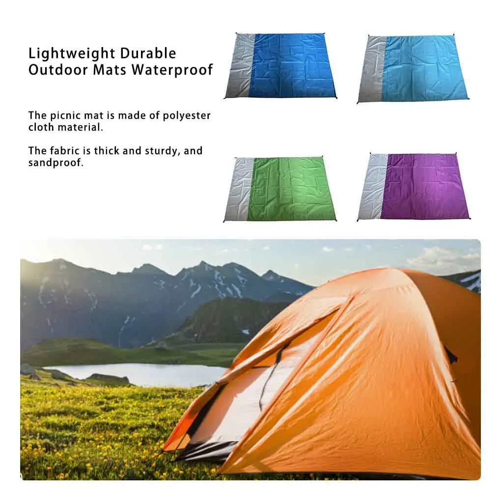 Picnic Mat Beach Blanket Waterproof Sandproof Camping Lightweight