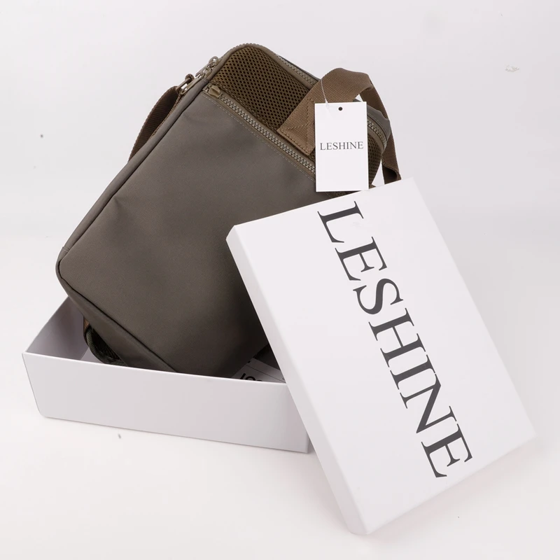 LESHINE-Sac à bandoulière simple pour homme, mallette Bombs Business Consulbriefcase, sac à bandoulière unique, sensation haut de gamme