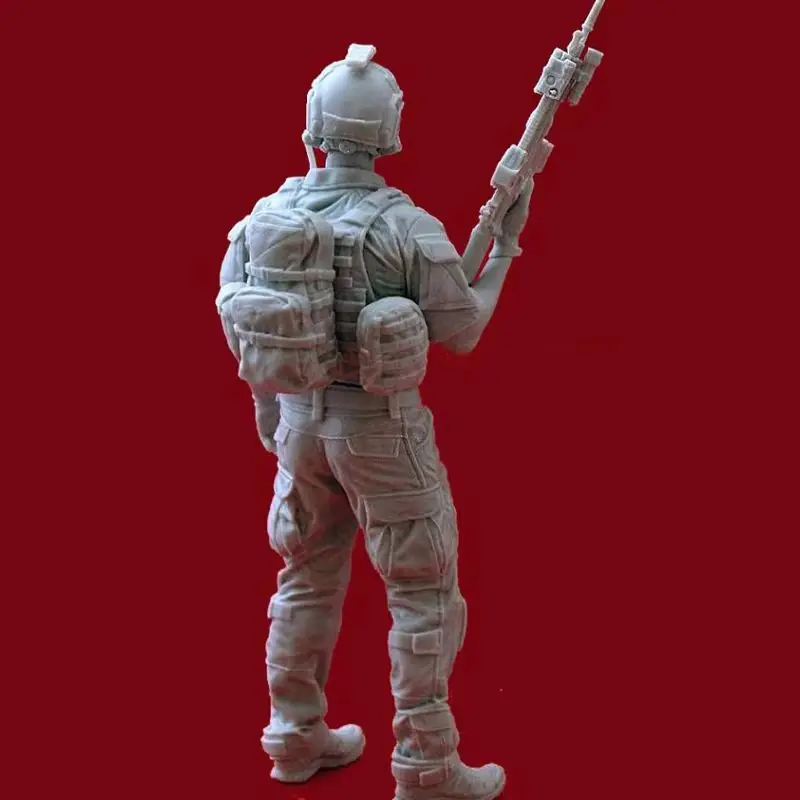 Figurine soldat militaire des forces spéciales en résine, Micro Miniature Gk, modèle blanc imprimé en 3d, jouet non assemblé et non peint, 1/16