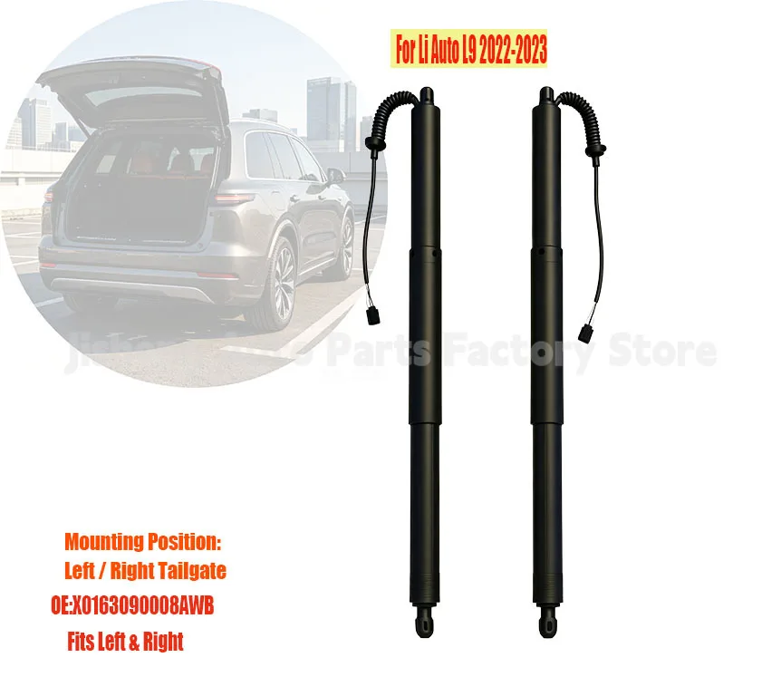 Electric Tailgate Strut Fit Li Auto L9 2020-2022 OE X0163090008AWB Universal Left Right Replacement Auto Parts