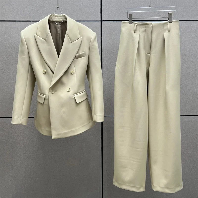 Giacca da Donna Primavera 2026, Nuovo Modello Doppiopetto Slim Fit, Giacca Elegante Casual da Ufficio, Cappotto da Donna Stile Y2K