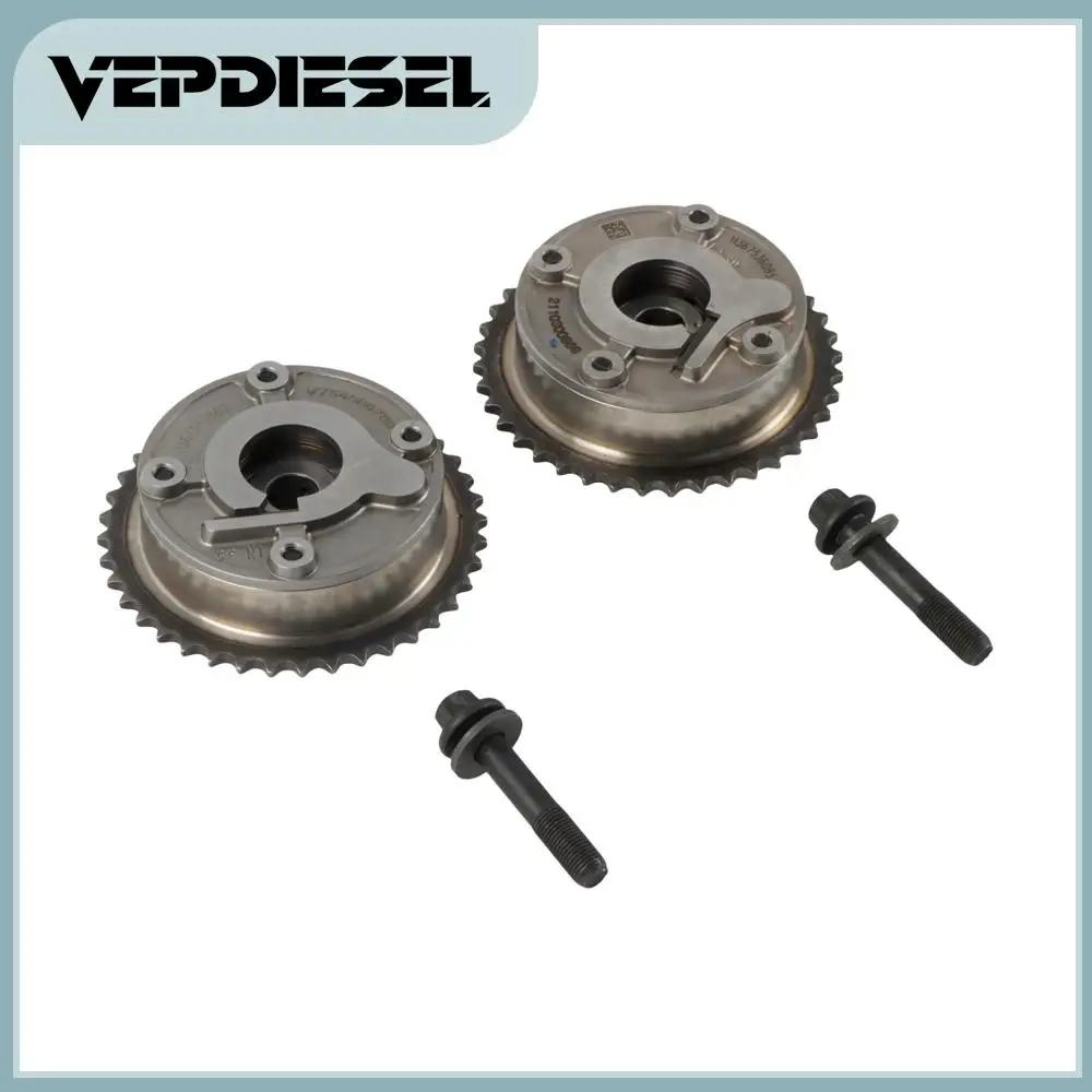 

2 PCS Intake Exhaust Camshaft Phaser VVT Gear W/Bolts 11367545862 11367536085 For 2007-2016 Mini Cooper R56 R57 R58 R61 1.6L L4