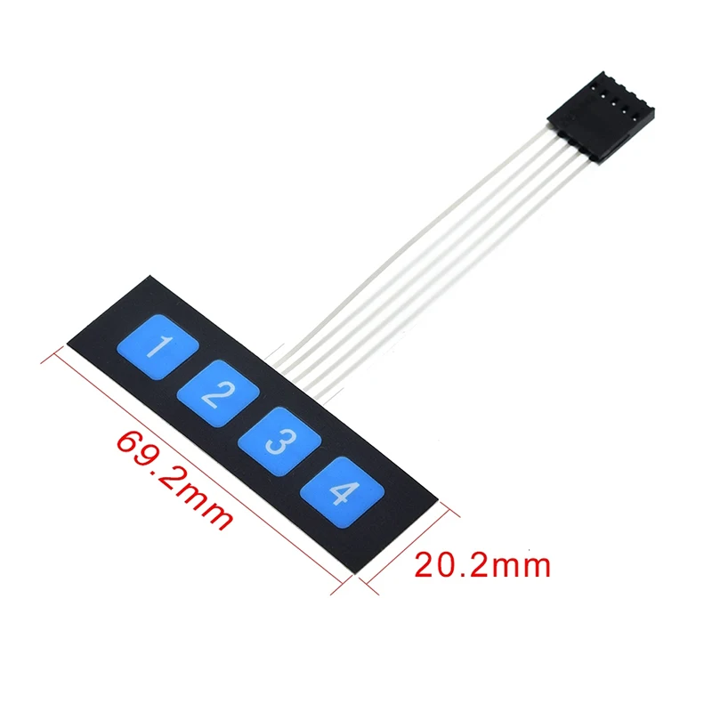 New 4 12 16 20 Key 4*4 Membrane Switch Keypad 1x4 3x4 4x4 4*5 Matrix Array Matrix keyboard for arduino smart car