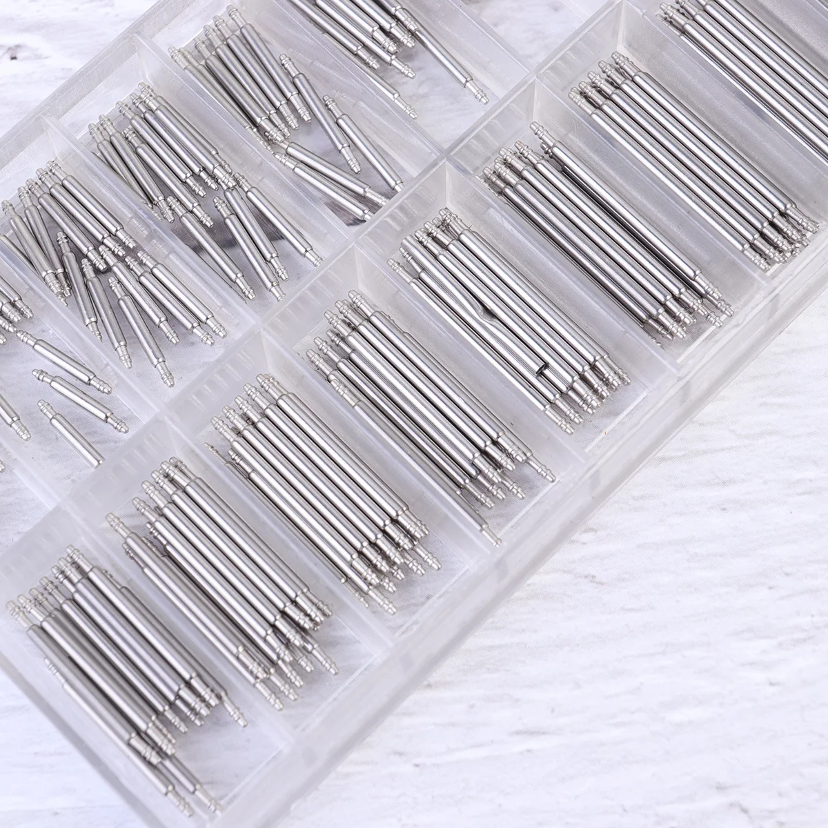 

216Pcs Watch Band Repair Tool Metal Kit Spring Bar Link Pin Remover Easy Strap Changing Home Watchmaker Watch Band Pins