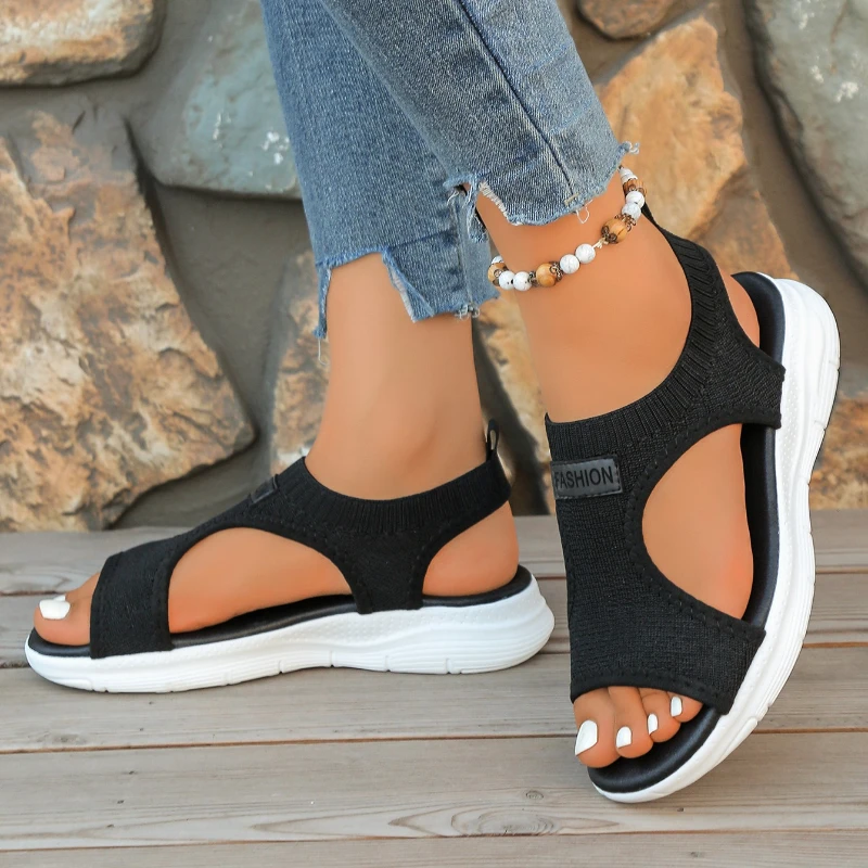 2026 New Women's Fashion Hot Selling Sandals One Step Lightweight Walking Shoes Plus Size Comfortable Casual Shoes
