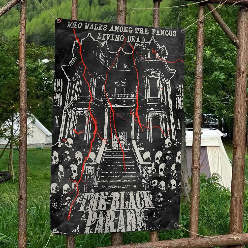 My Chemical Romance Family Gatherings Outdoor Atmosphere Flags Camping Decorations Banners