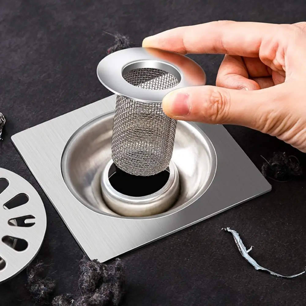 

Multifunctional Anti-clogging Anti-Pest Mesh Kitchen Bathroom Floor Drain Hair Catcher Sink Strainer Hair Trap