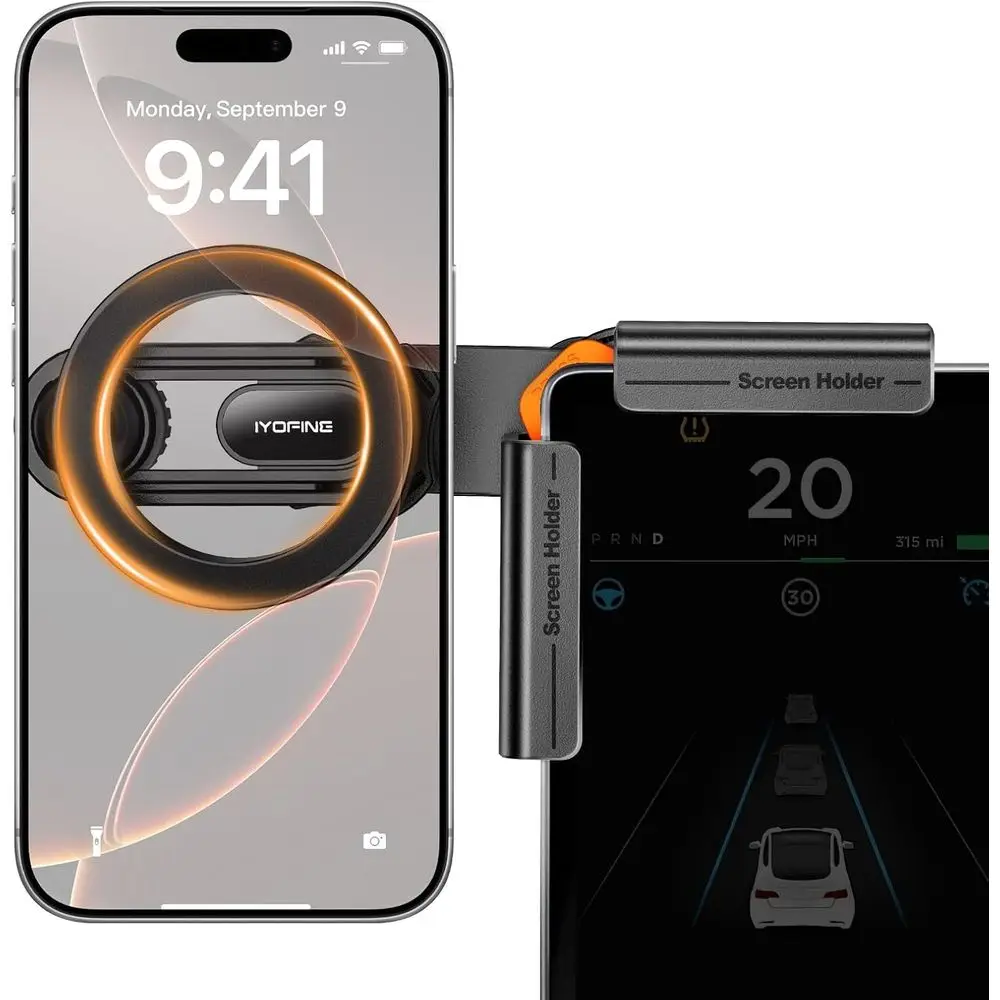 

Car Phone Holder with Magnetic Ring for iPhone & Android