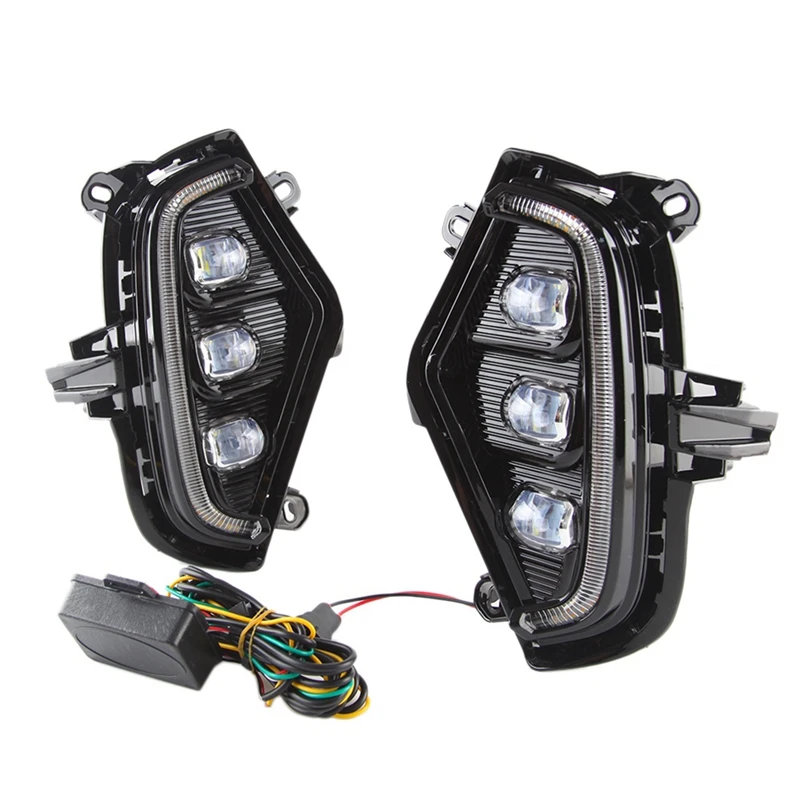 

Car LED Fog Lamp Daytime Running Lamp For Toyota RAV4 2019-2021 Daylight Accessories