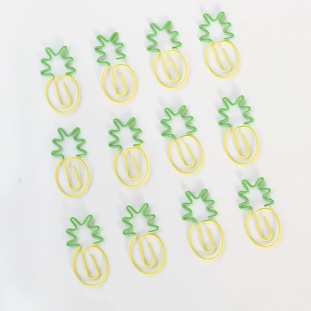 30 قطعة Kawaii المعادن الفلفل الحار ورقة كليب الزخرفية المرجعية الموثق سجل القصاصات ورقة كليب مدرسة مكتب طالب لوازم مكتبية