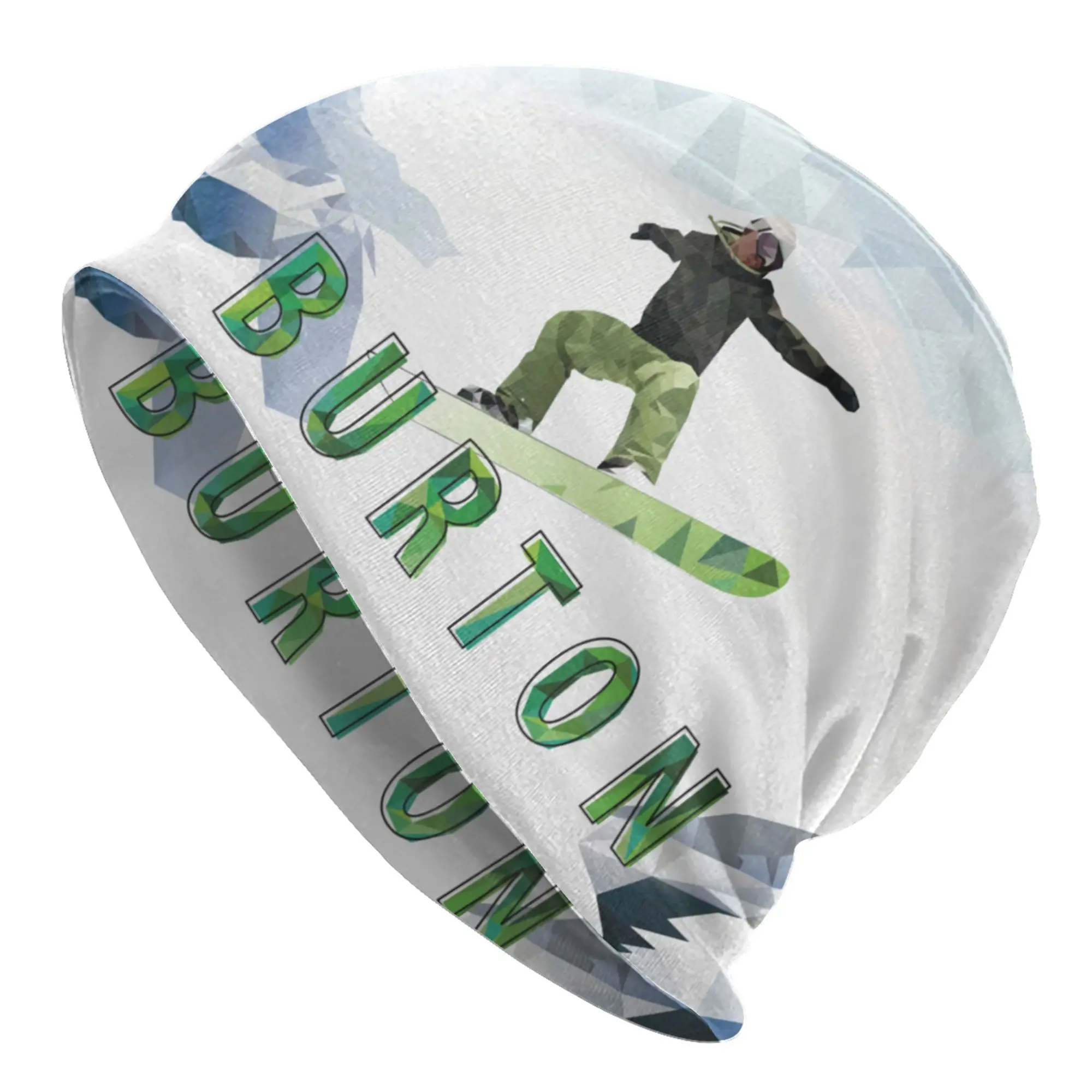 Burtones Mountain Arrow Snowboard Beanie Cap Unisex Winter Warm Bonnet Homme Knit Hats Hip Hop Outdoor Ski Skullies Beanies Caps