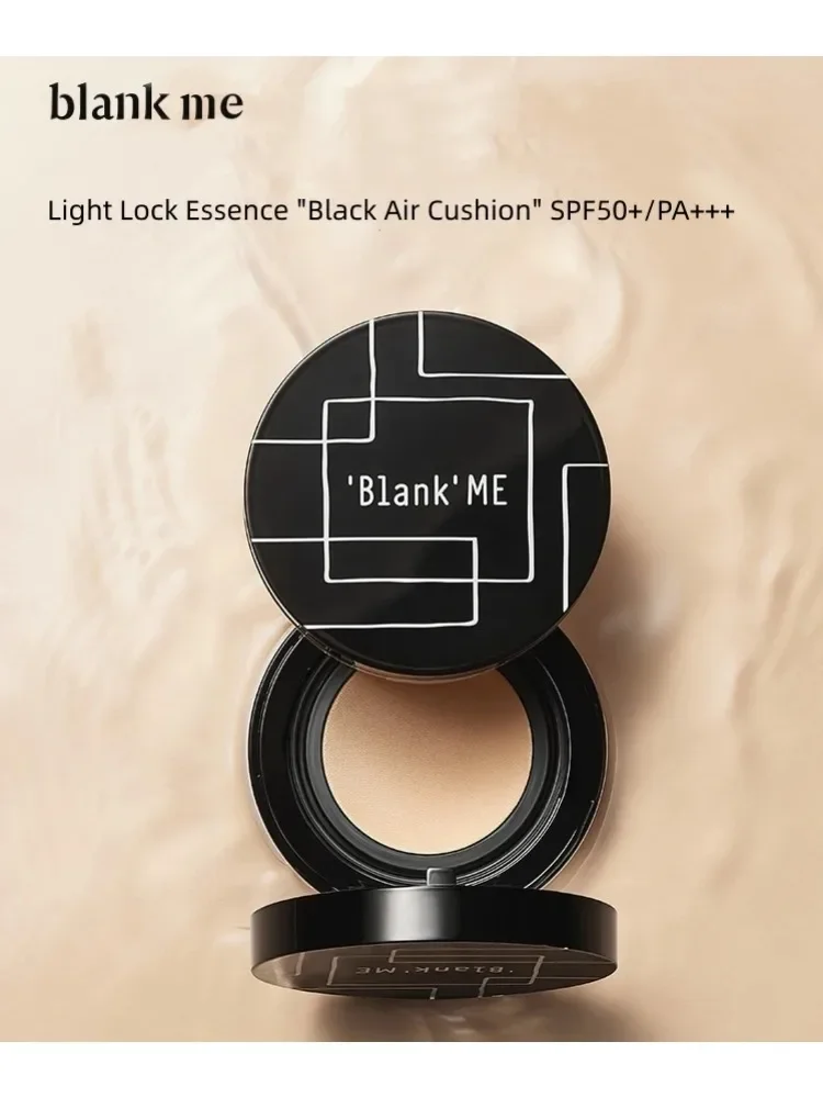 

BLANK ME Korean Makeup Light Lock Essence Black Box Air Cushion Foundation Cream Makeup Base Moisturizing Rare Beauty Cosmetics