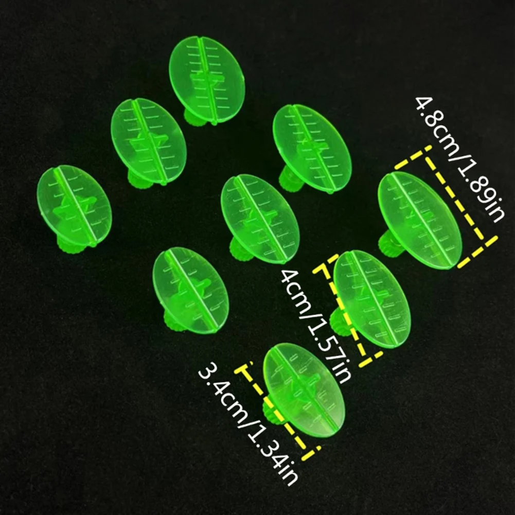 Glue Pulling Tabs Dent Repair Tools Kit 9Pcs Car Body Dent Puller Removal Dent Remover Kit Green Tabs Paintless Dent Repair Tool