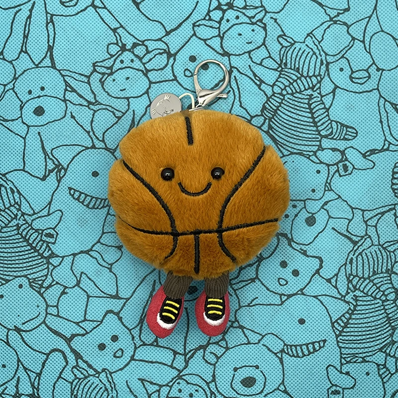 Zitronenbecher-Anhänger Marshmallow-Plüsch-Schlüsselanhänger Quallen-Plüsch-Schlüsselanhänger Golf-Serie Plüschtier Rucksack-Anhänger Halloween-Geschenk – Detail 4
