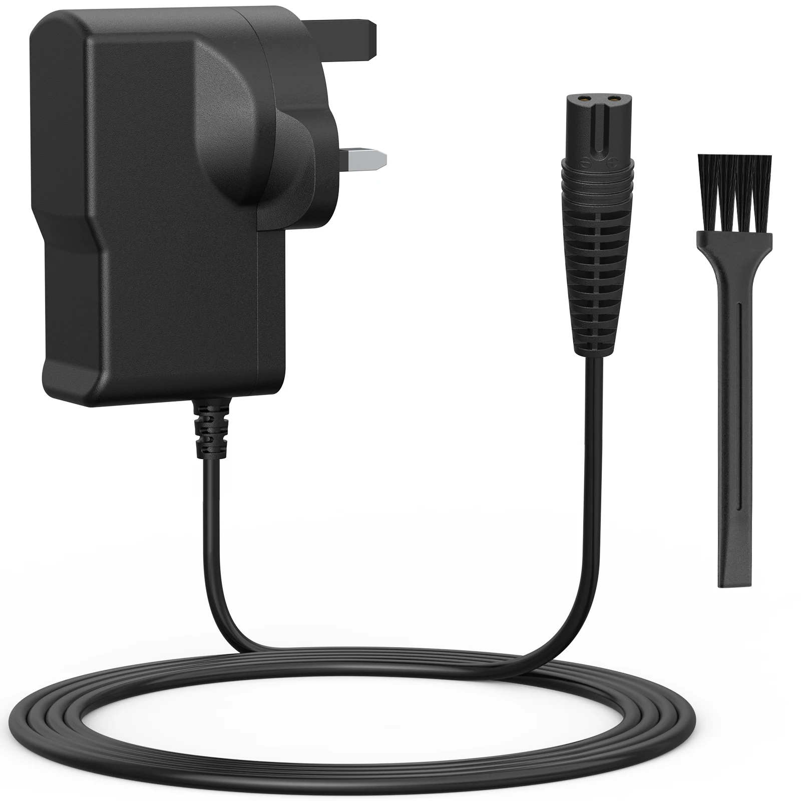 12v uk plug cabo de carregamento para braun barbeador série 1 3 5 7 9/silk-epil depilador 9 7 5 cabo carregador para 5544 3040s 5409 7220 5377