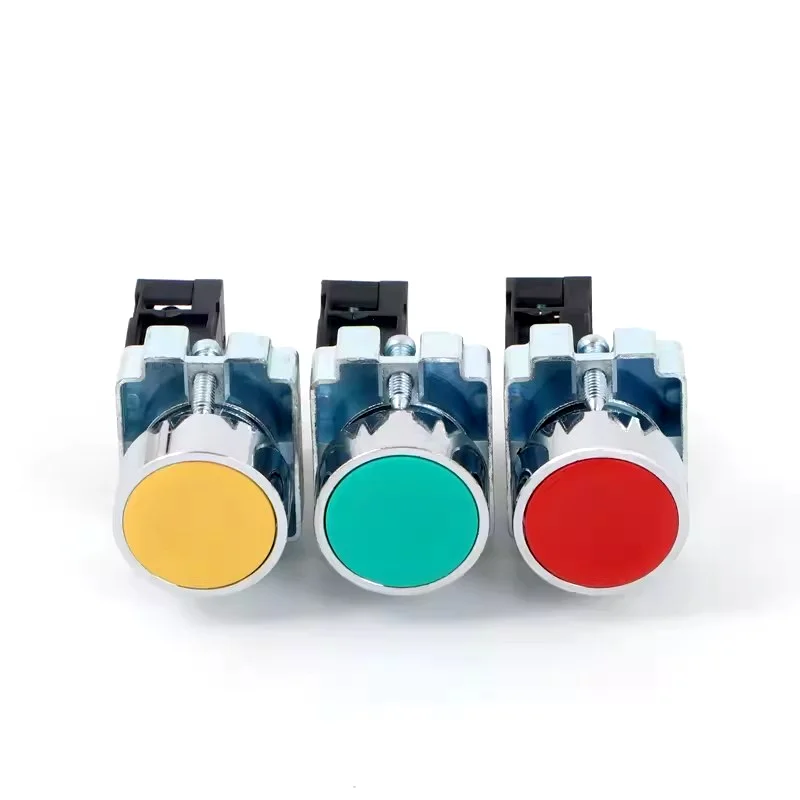 22mm InstantprincPush Bouton D'arrêt D'urgence Commutateur À Distance 10A 240V ~ 3A Rond NC/NO XB2-BA31 XB2-BA42 BS542 75021 BG21