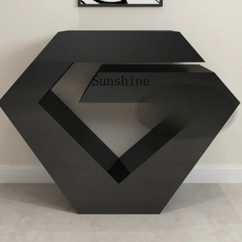 

Light luxury simple modern porch cabinet personalized partition cabinet case