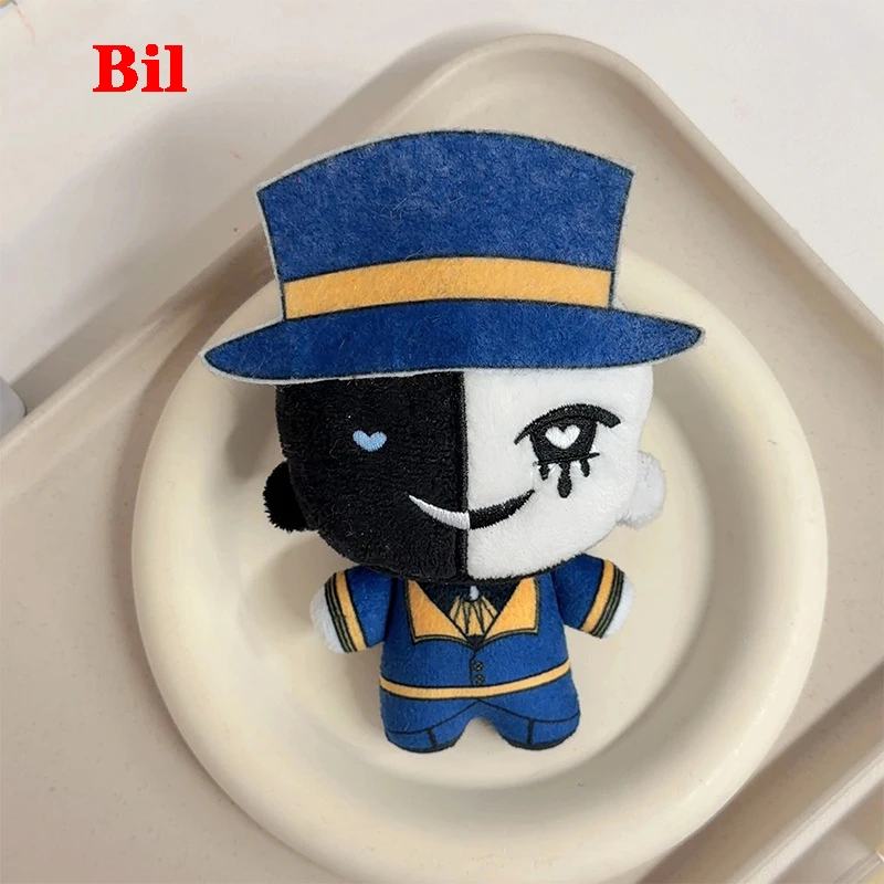 

10cm Stuffed Freak Anime Circus Harlequin Jester Pierrot Ticket Taker Bil‌ Plushie ‌Plush Doll Toys Keychain Pendants Xmas Gift