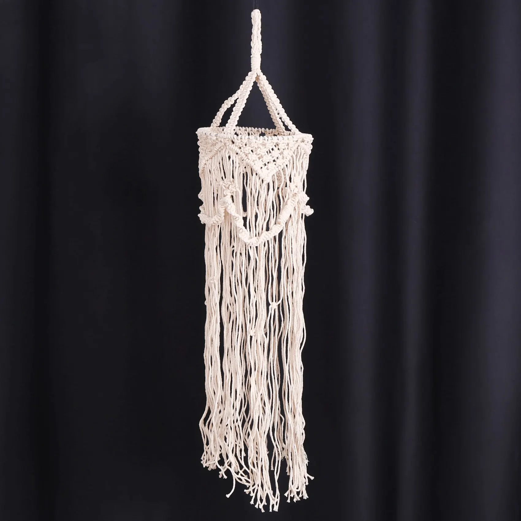 Chandelier Boho Decor Hand-Woven Charm Macrame Wall Hanging Creative Home Bunk Home Decoration Lamp Shade Mandala-A68E