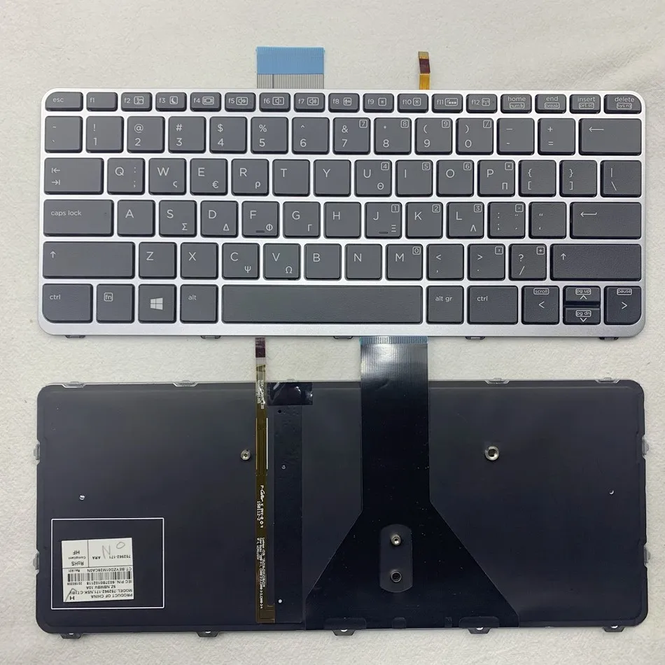 

Greek Backlit Laptop Keyboard for HP Elitebook FOLIO 1020 G1 1030 G1 752962-171 GK Layout