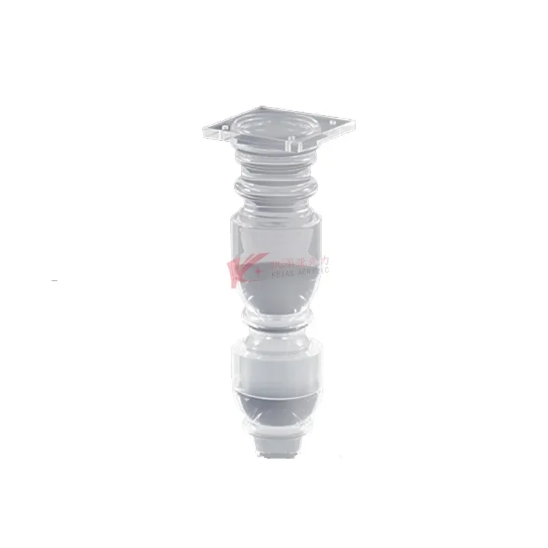 Kellan supplies high transparent round acrylic table legs, plexiglass , table legs, and drop shipping