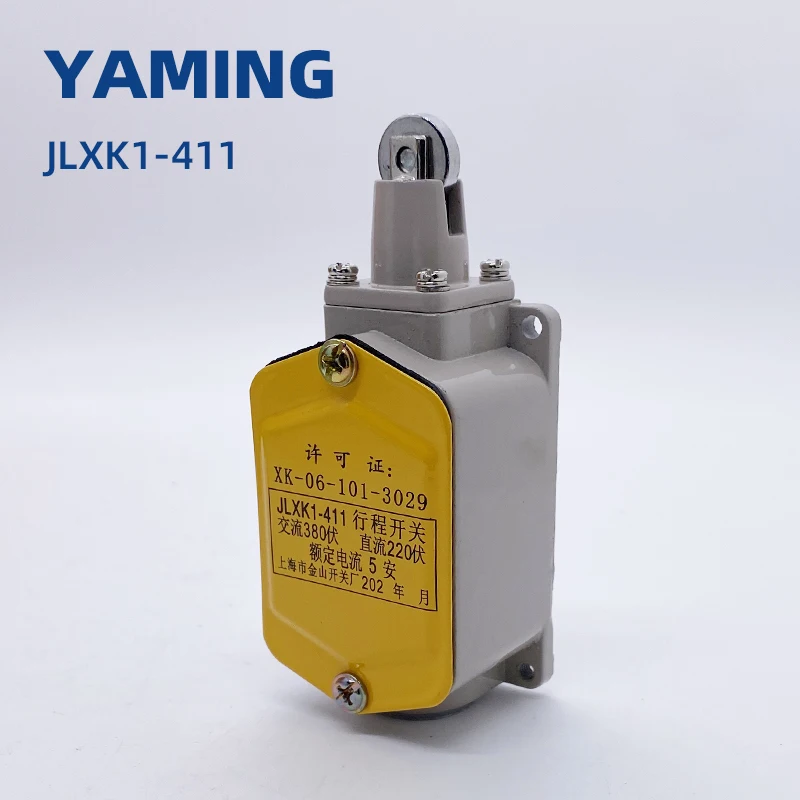 Stroke Switch JLXK1-411 Plunger Rolling Wheel Security Type Automatic Reset Limit Micro Switches 5A AC380V DC220V