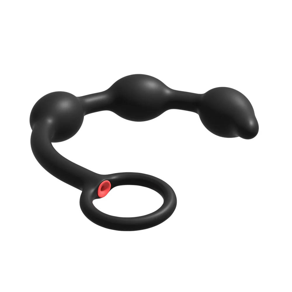 Nuevo Consolador Anal inflado con 3 cuentas, bomba expansora BDSM, tapón Anal grande, masajeador de próstata, dilatador Anal, Juguetes sexuales para adultos para hombres y mujeres