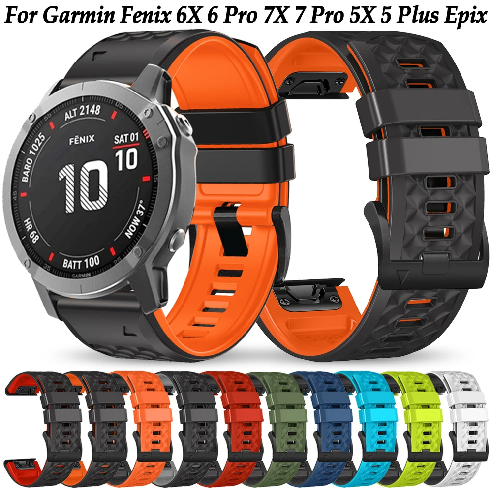 Quickfit 22mm 26mm For Garmin Fenix 7 7X Pro 6 6X Pro 5X Plus Enduro Epix Pro 2 955 965 Strap Band Bracelet Wristband Watchband