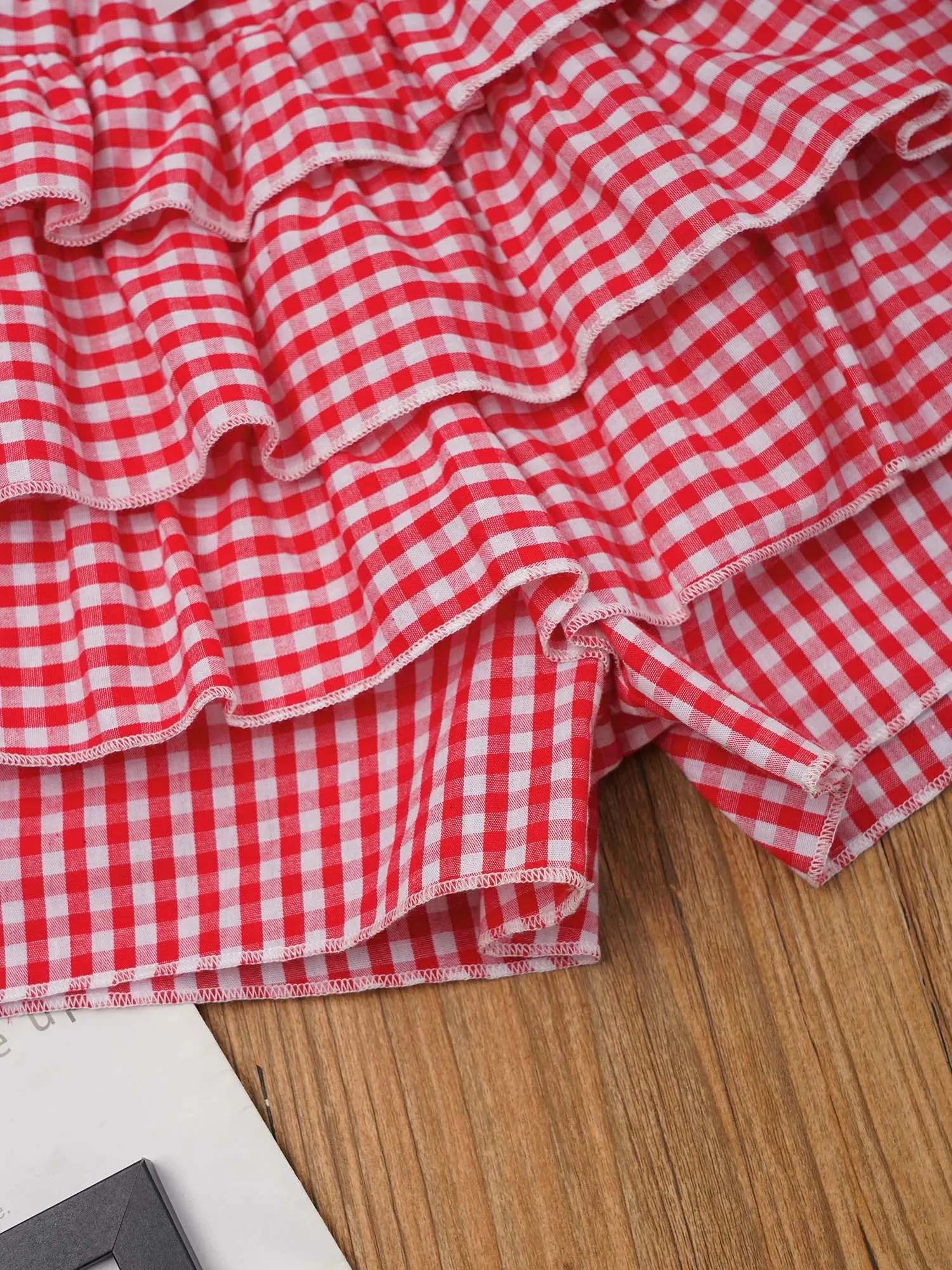 

Kids Girls Gymnastics Acrobatics Dance Outfit Shiny Rhinestones Color Block Cross Back Cutout Crop Top with Flared Pants 2Pcs