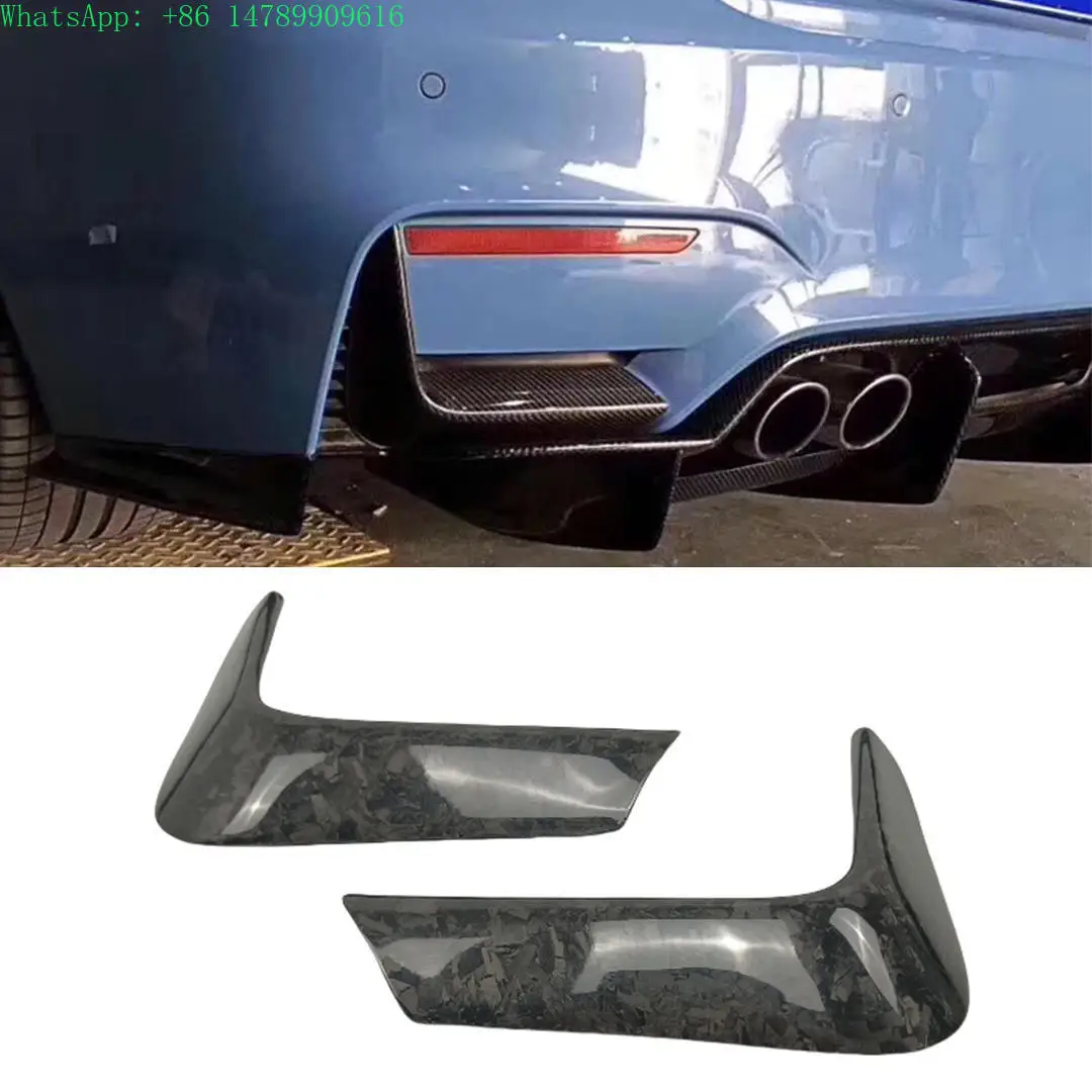 

Full Custom Build With Old-to-new Body Kit ConversionF80 M3 Rear Bumper Forged Carbon Fiber Trim F82 M4 Rear Cover M3 M4 Left An