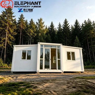 20ft 40ft Expandable Container House Prefab Mobile Villa 2-4 Bedrooms Living Room Steel Material Quick Installation