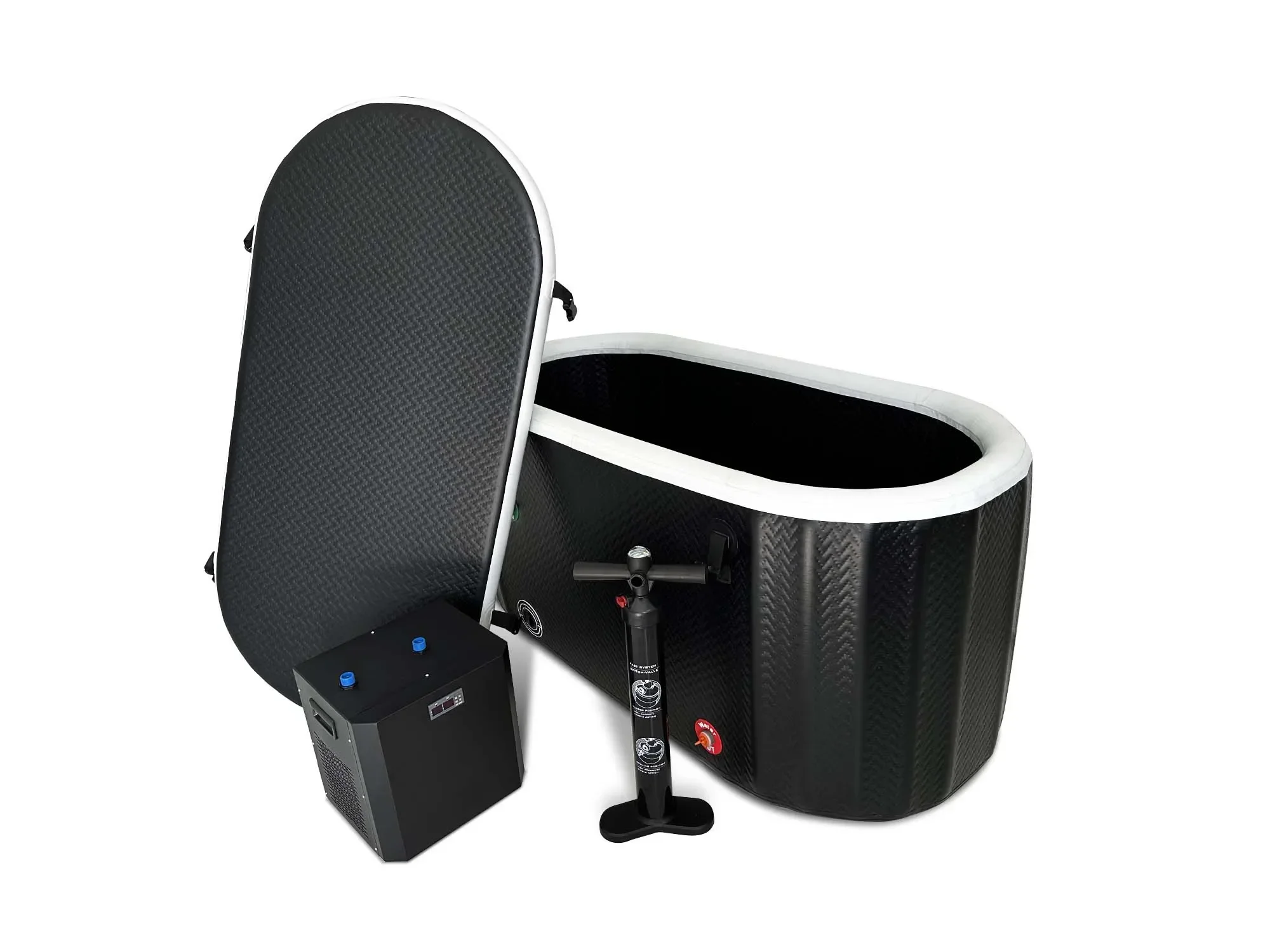 

z For Custom Logo portable cold bath tub recovery home cold plunge tank inflatable ice water pool tub with chiller