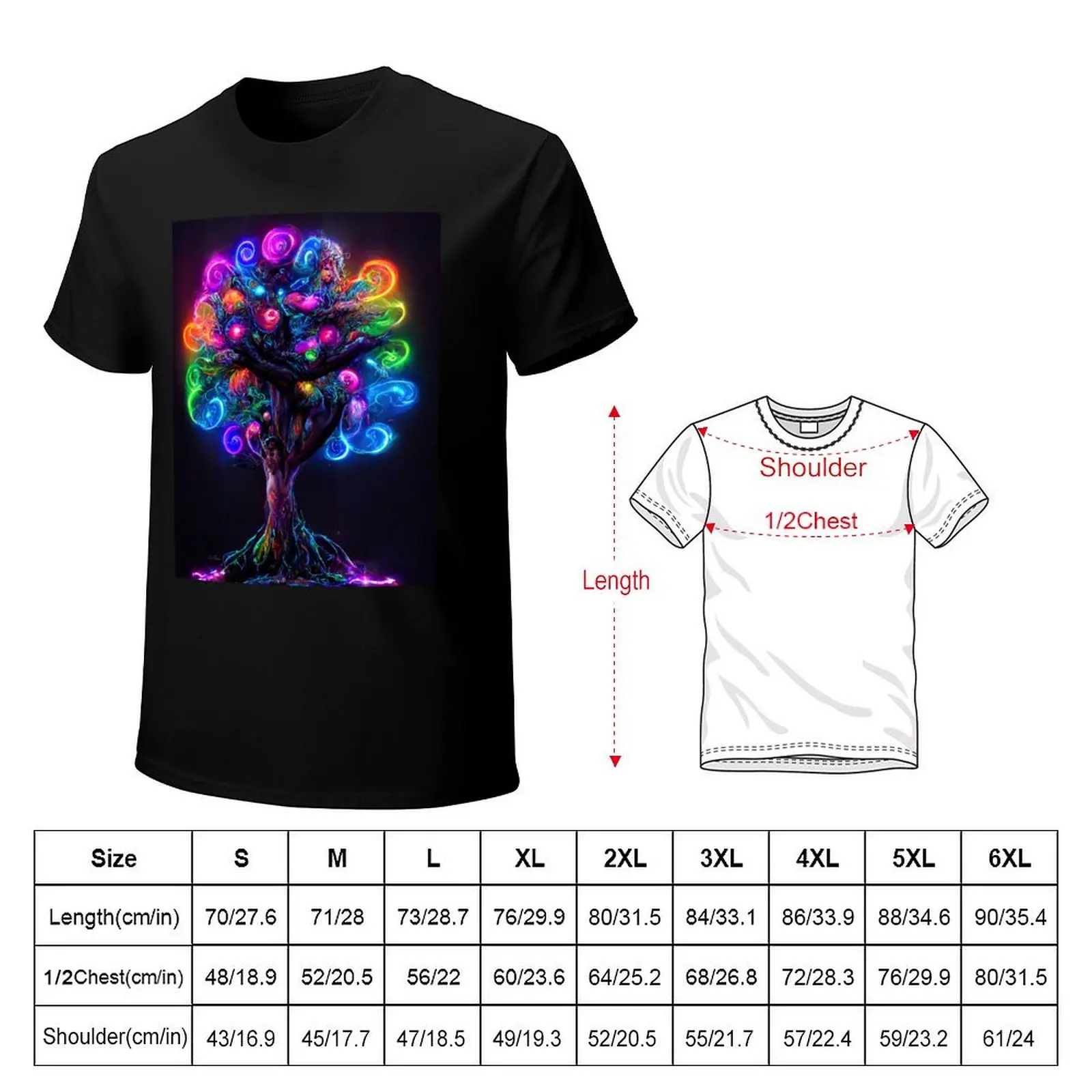 A Wishing Tree of Life and Dreams T-Shirt Work Utility Casual Tee Shirt