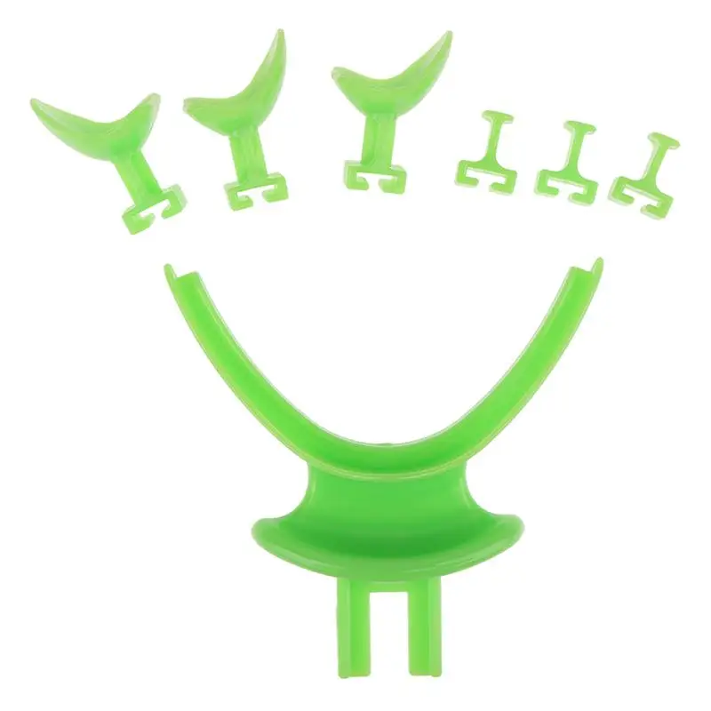 7Pcs Cost-effective Dental Mid Jaw Impression Trays Bite Registration Kit for Small Dental Clinic Operation