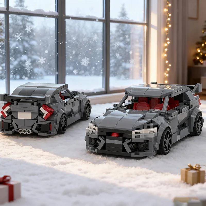 

369pcs MOC Jp Cars Type R Gen City Champions Super Car Model Toy Festival Gift Building Blocks Architecture Idea Education