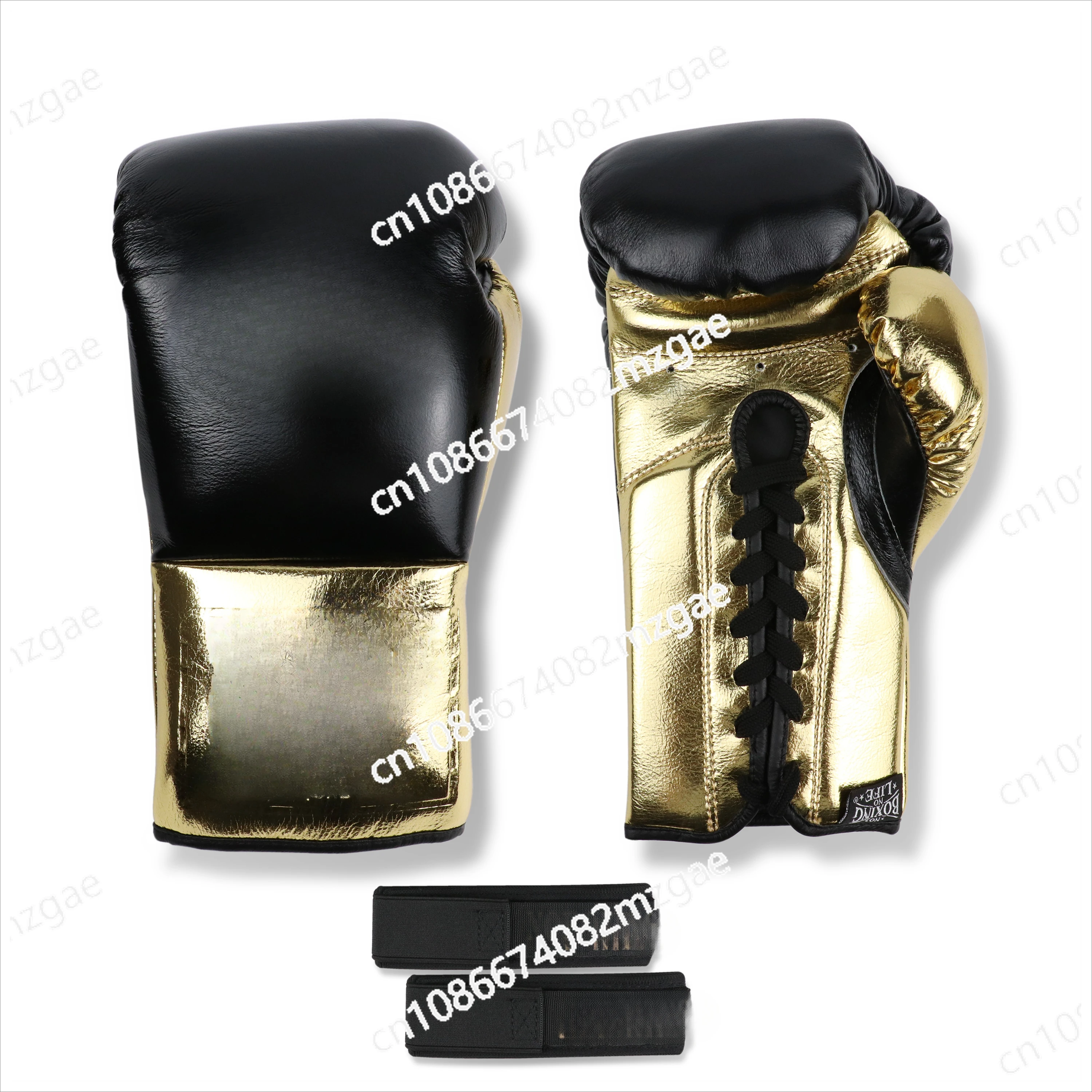 Boxing Gloves, Muay Thai Combat Leather Horsehair Gloves