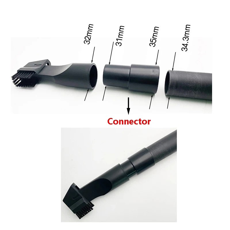 1-Pack 35mm Inner Diameter Nozzle Tool – Compatible With Karcher Pro NT/T, Miele & Bosch Vacuums, For Car Interior Cleaning, Footmats, Seats & Boot Carpets
