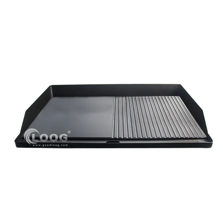 Restaurant Kitchen Equipment Commercial Stainless Steel Non Stick Plate Cast Iron Flat Top Grill Electric Teppanyaki Griddle