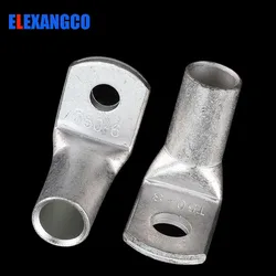 3pcs Tin Plated Right Angle T90 Degree Bending Copper Nose L Type Wire Lugs for 50mm² 70mm² 95mm² Terminals Electrical Connector