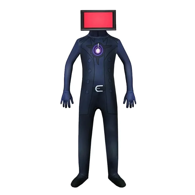 Skibidi toilet cosplay costume funny speaker Man TV man camcorder man costumes horror game figure clothing for kids adult gifts