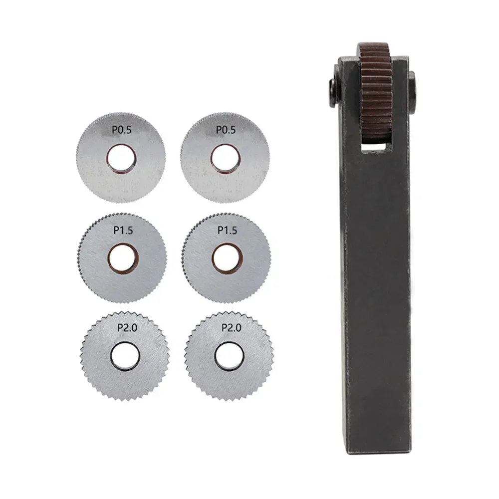 

single linear straight wheel sawing tool set 7pcs pitch 0.5 1.5 2mm lathe tools