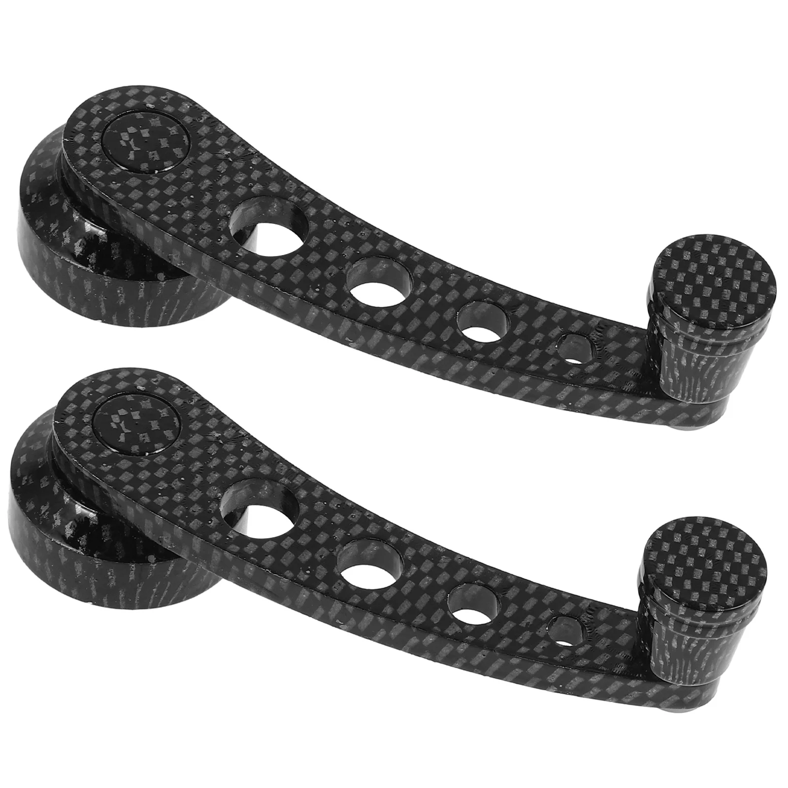 

2Pcs Car Window Handle Crank Riser Auto Lever Handles Interior Manual Vehicle Window Handle Replacement Aluminum Alloy Hand