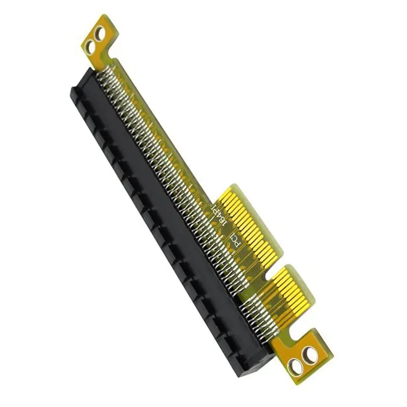 Exquisite-2X PCI-E 4X To 16X Riser Card PCI Express Converter Male To Female Extender Adapter Support Pcie 4X Card 8X Card 16X