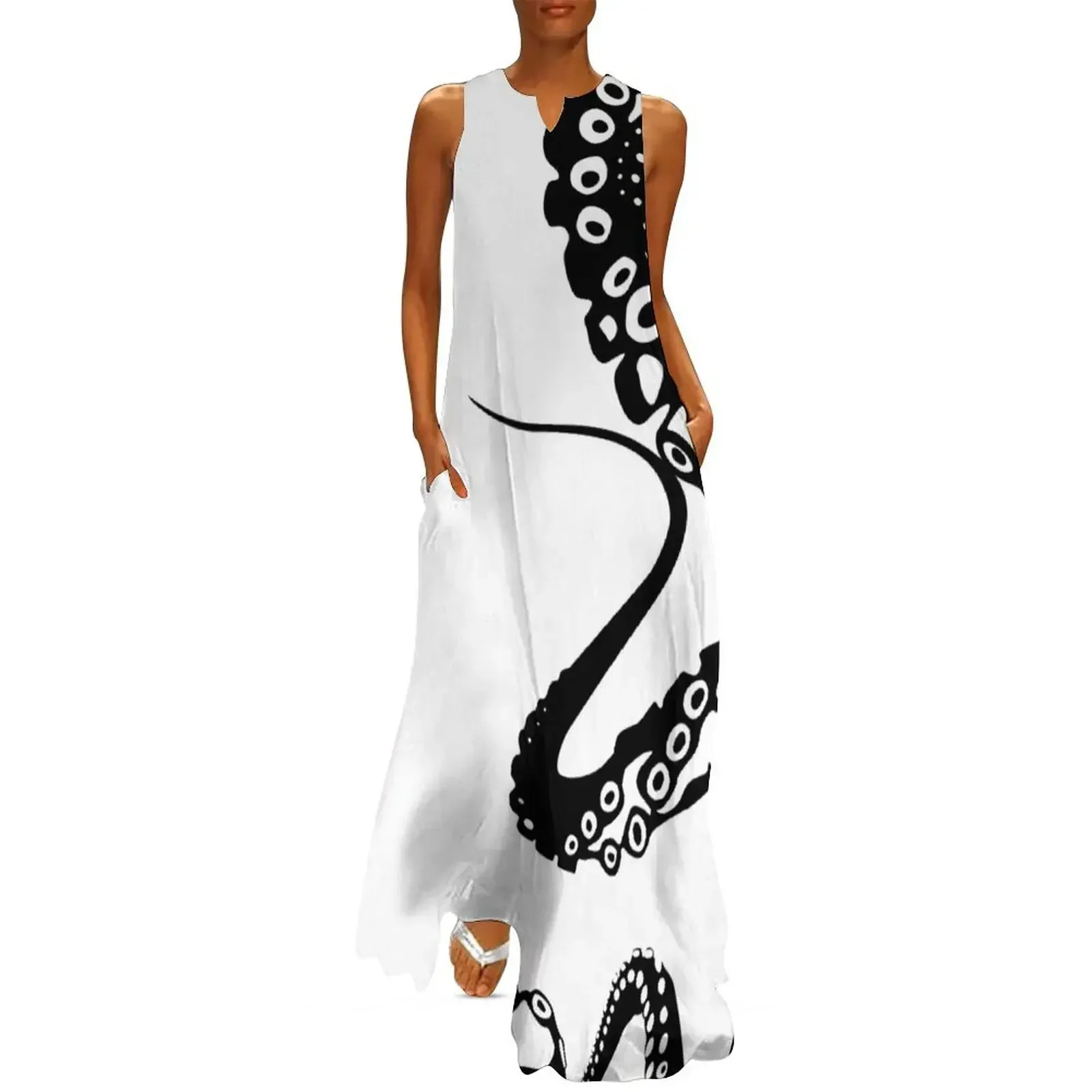

Kraken Octopus Cthulhu Tentacles From The Ocean Deep Long Dress long dresses for women women clothing 2025 new arrivals Dress